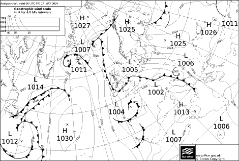 Atlantic Synoptic Weather Charts