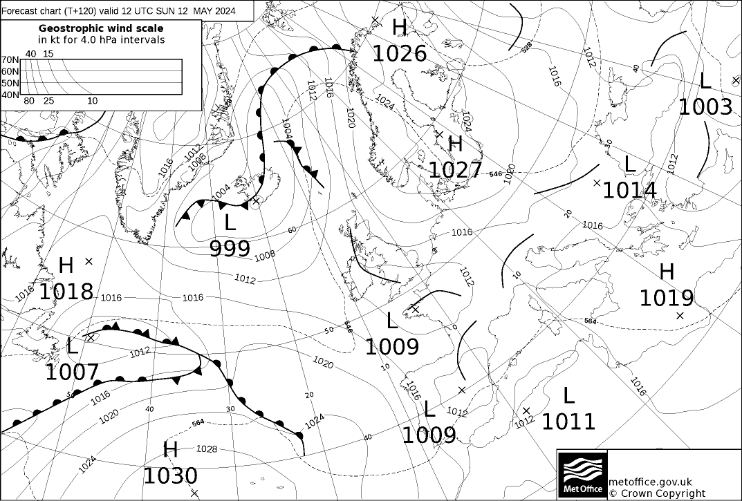 surface pressure charts 12 hour forecast